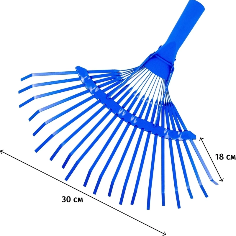 Грабли веерные пластинчатые пор.окр. 20зуб_СИ-01593