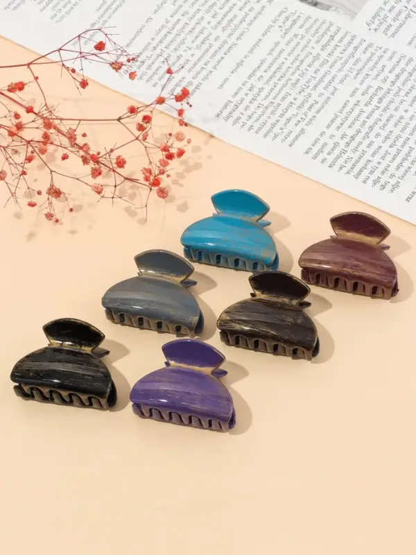 Краб для волос Краб для волос "Джастин" дуга, 6 см, микс