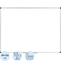 Доска магнитно-маркерная Attache 90х120 см алюм.проф.,черн.угл