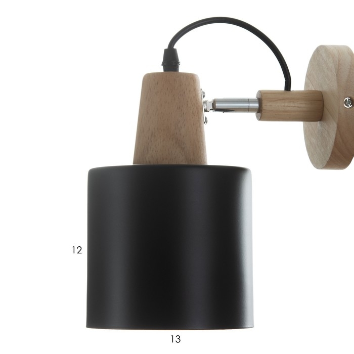 Спот  Спот "Бруни" Е27 40Вт черный 13х25х24 см