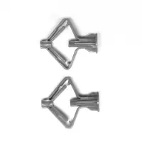 Дюбель ТУНДРА, тип Бабочка 35&times;32, с шурупом, серый, 25 шт.