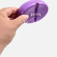 Игольница магнитная, 9.3&times;6.5 см, фиолетовая