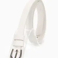 Ремень женский, пряжка металл, 1.4&times;105 см, белый