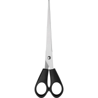 Ножницы Выбор есть 180 мм с пластиковыми ручками, цвет черный