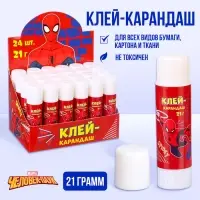 Клей-карандаш PVP 21 г, «Человек-паук»