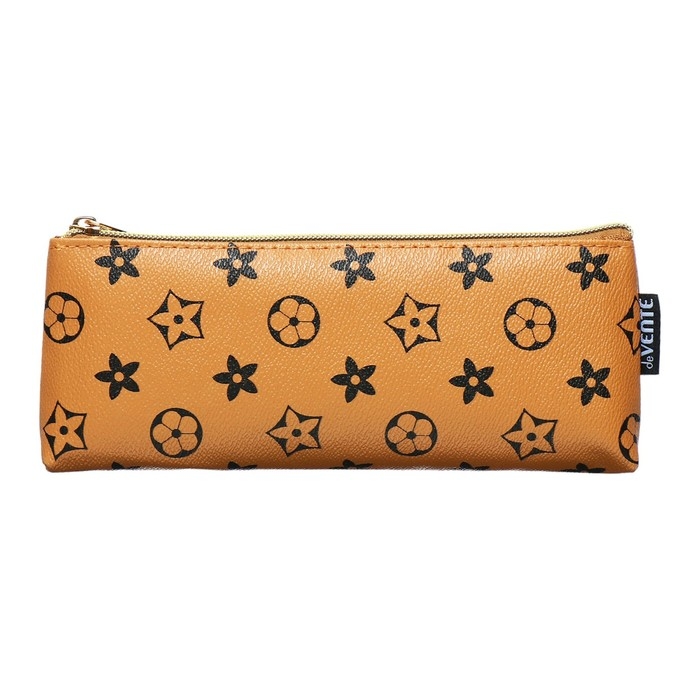 Пенал мягкий, 1 отделение, 80 х 210 х 35 мм, объёмный, deVENTE, Monogram, искусвенная кожа, с подкладом Пенал мягкий, 1 отделение, 80 х 210 х 35 мм, объёмный, deVENTE, Monogram, искусвенная кожа, с подкладом