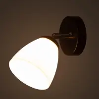 Бра BayerLux 4112/1, 1&times;40 Вт, E27, чёрное, 11&times;18&times;19.5 см