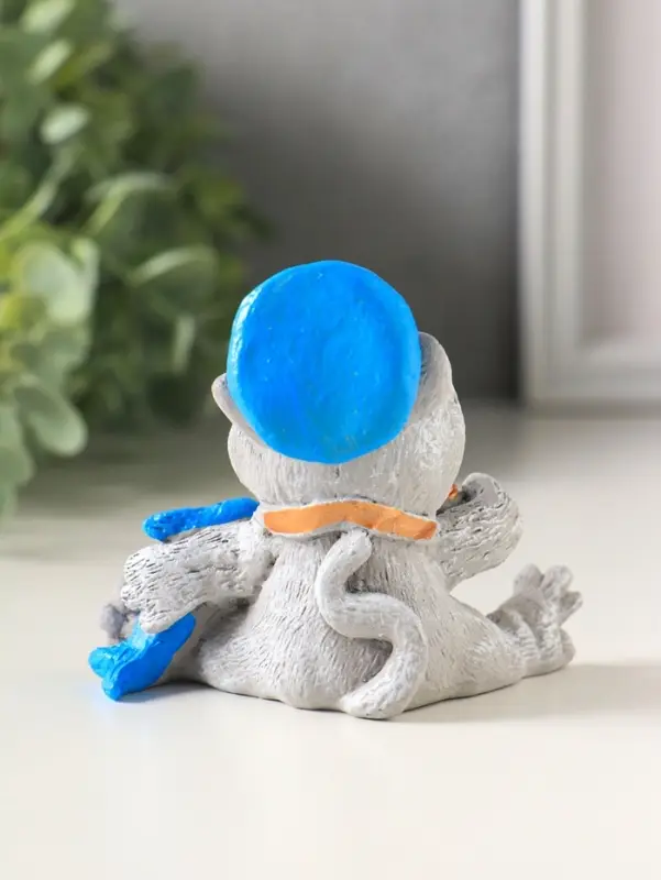 Фигурка полистоун &laquo;Кот капитан&raquo;, 6.3&times;8.7&times;7.5 см