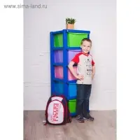 Комод детский пластиковый, 5 секций