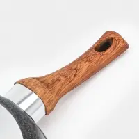 Сковорода KUKMARA Granit Ultra original, d=22 см, пластиковая ручка, антипригарное покрытие, литой алюминий, коричневая