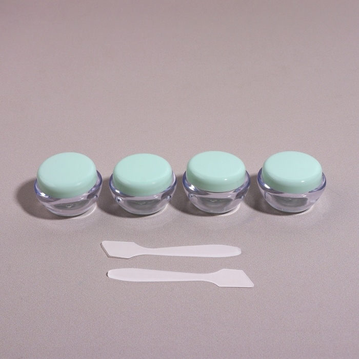 Набор для хранения, 6 предметов, 10 мл, цвет прозрачный/зелёный Набор для хранения, 6 предметов, 10 мл, цвет прозрачный/зелёный