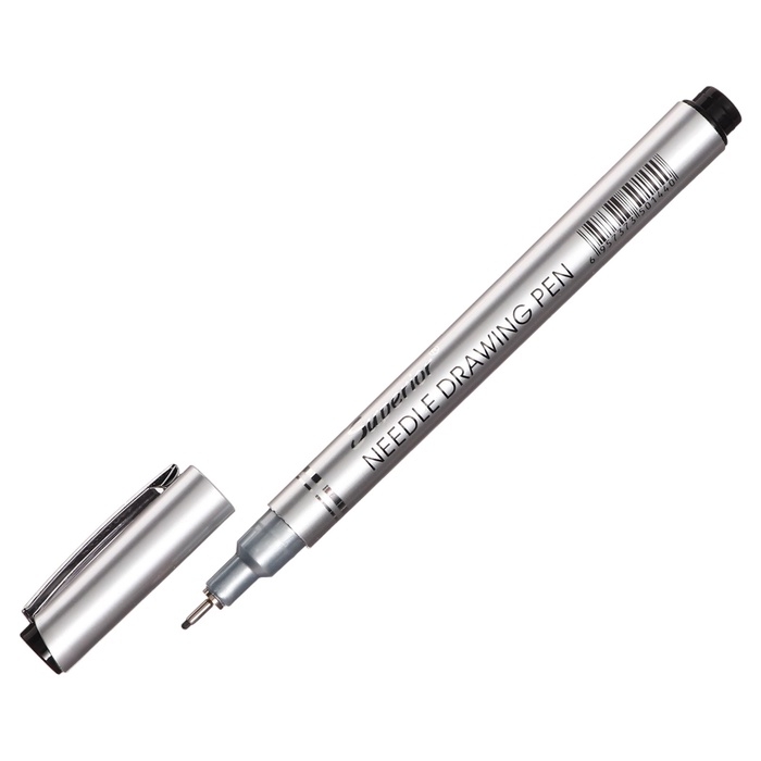 Маркер профессиональный линер черный, тонкая линия, 0.8 мм Маркер профессиональный линер черный, тонкая линия, 0.8 мм