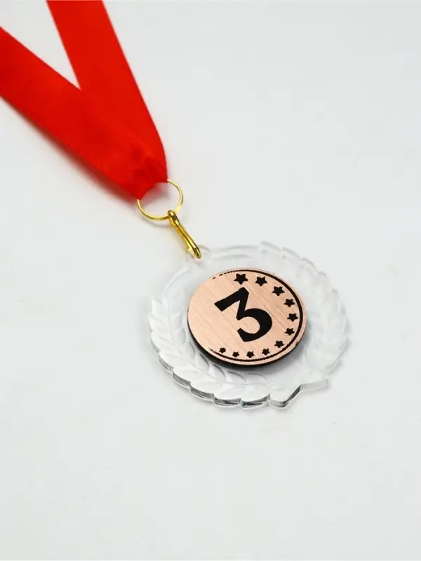 Медаль призовая &laquo;3 место&raquo;, на ленте