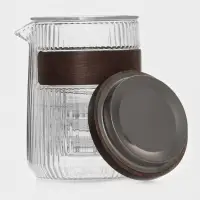 Чайный набор &laquo;Иши&raquo;, чайник, 3 пиалы, в сумочке, стекло, прозрачный