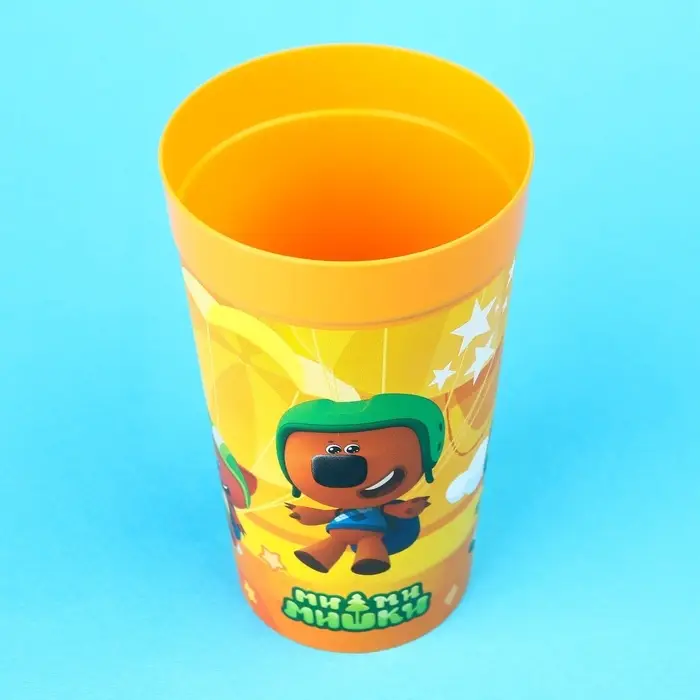 Стакан детский &laquo;Ми-Ми-Мишки&raquo;, 380 мл., цвет оранжевый