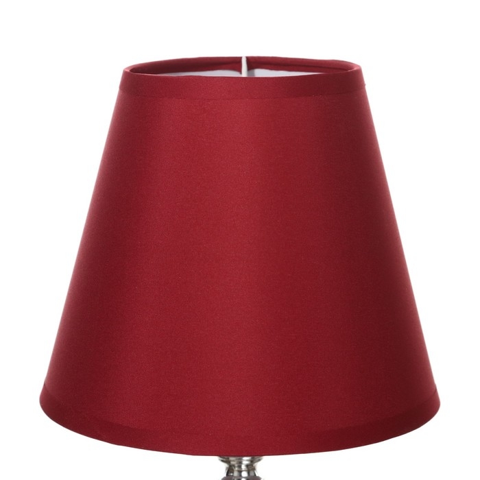Абажур Е14 бордовый 15,5х15,5х13,7 см Абажур Е14 бордовый 15,5х15,5х13,7 см