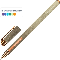 Ручка шариковая неавтомат. BV STONE 0.38мм, синяя с-тач, 20-0215/78