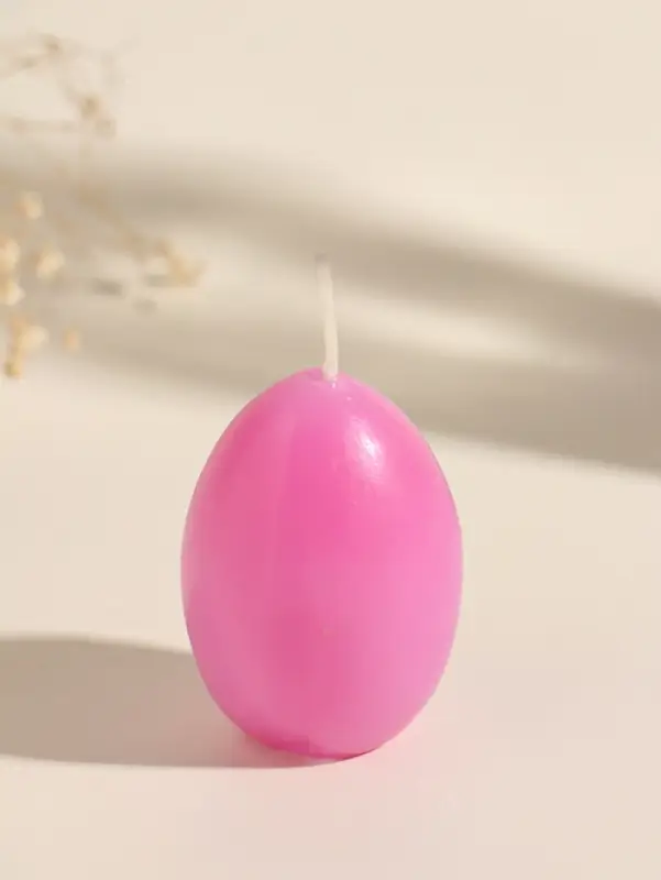 Свеча пасхальная "Яйцо ХВ" 45х45х62 мм МИКС