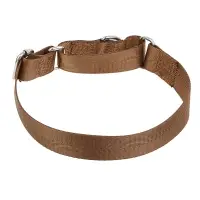 Ошейник для животных тм VETTA, нейлон, хаки/беж, обхват шеи 30-45см