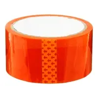 Скотч упаковочный 48 мм 40 м 40 мкм, оранжевый