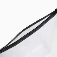 Косметичка для бассейна с застёжка зип-лок, чёрная/прозрачная