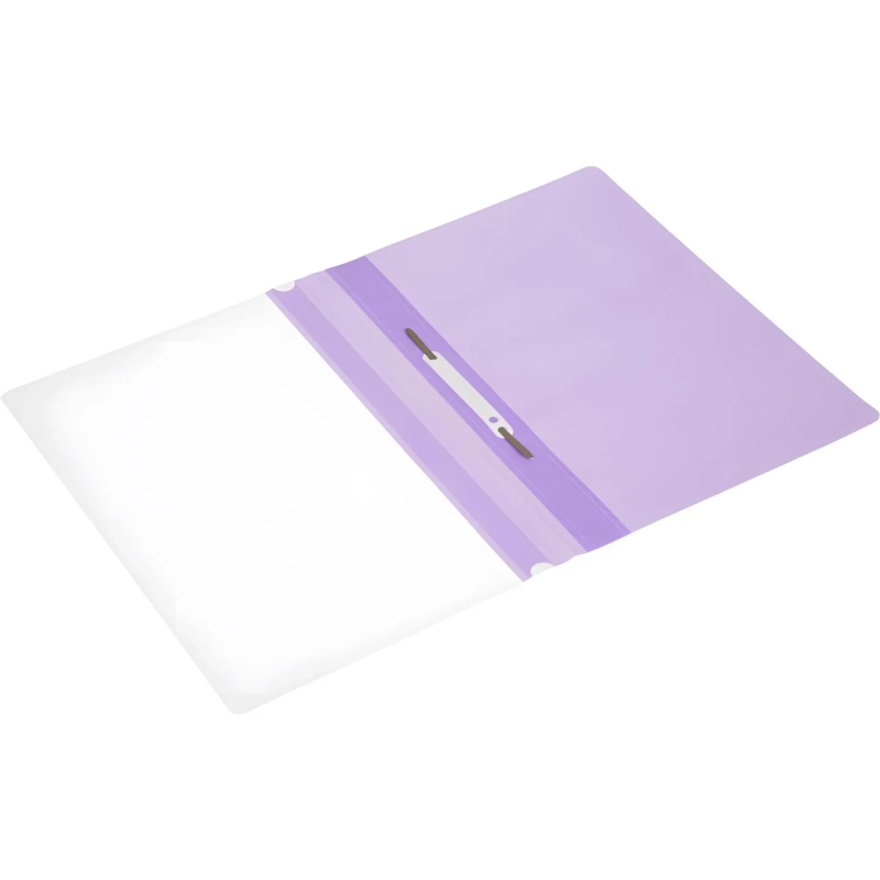 Скоросшиватель пластиковый A4  (100/110) фиол 10шт/уп Россия