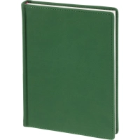 Ежедневник недатированный А5+, 136л, VELVET зеленый  3-115/05