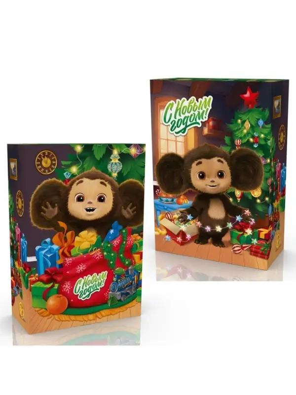 Коробка подарочная, 16х23х7.5 см, Чебурашка Коробка подарочная, 16х23х7.5 см, Чебурашка