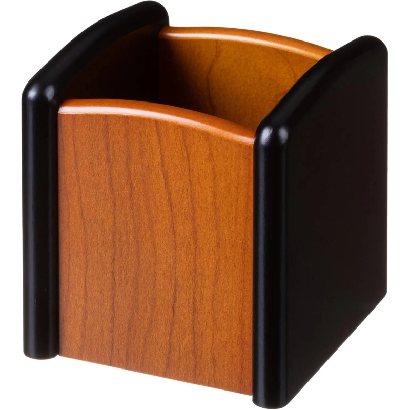 Набор настольный 6M-3A на 6 предметов из МДФ, цвет: коричневый/черный