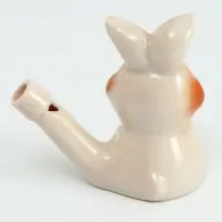 Свистулька керамическая «Зайчик» 3,5 × 7 × 6,5 см