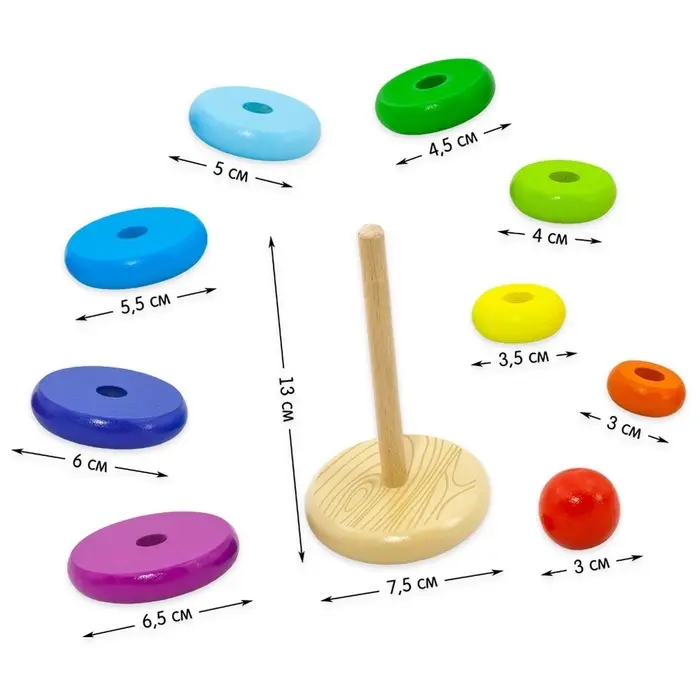 Пирамидка Пирамидка "Десятка", 10деталей