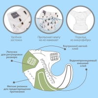 Трусики-подгузник, многоразовый, «Елочки», размер М, Крошка Я