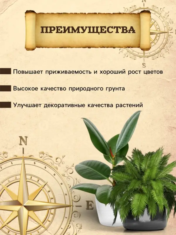 Грунт для Пальм и Фикусов PETER PEAT, линия &laquo;Хобби&raquo;, 5 л