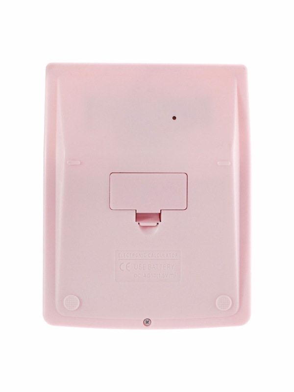 Калькулятор настольный 08-разрядный, розовый Калькулятор настольный 08-разрядный, розовый