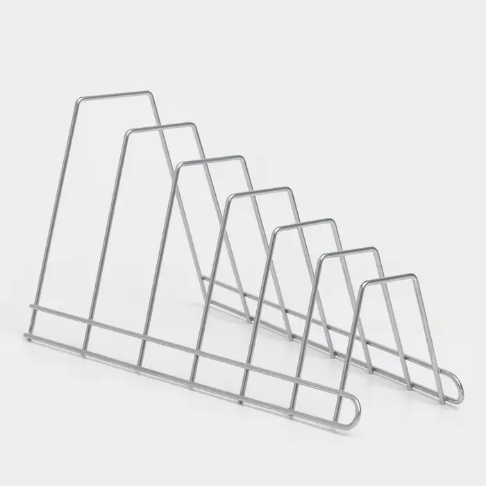 Подставка для крышек, 34&times;18&times;16 см, хром