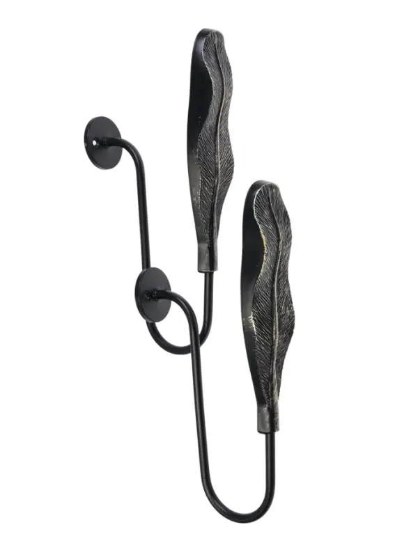 Крючок для штор CAPPIO KS040, цвет черный с золотом, набор 2 шт