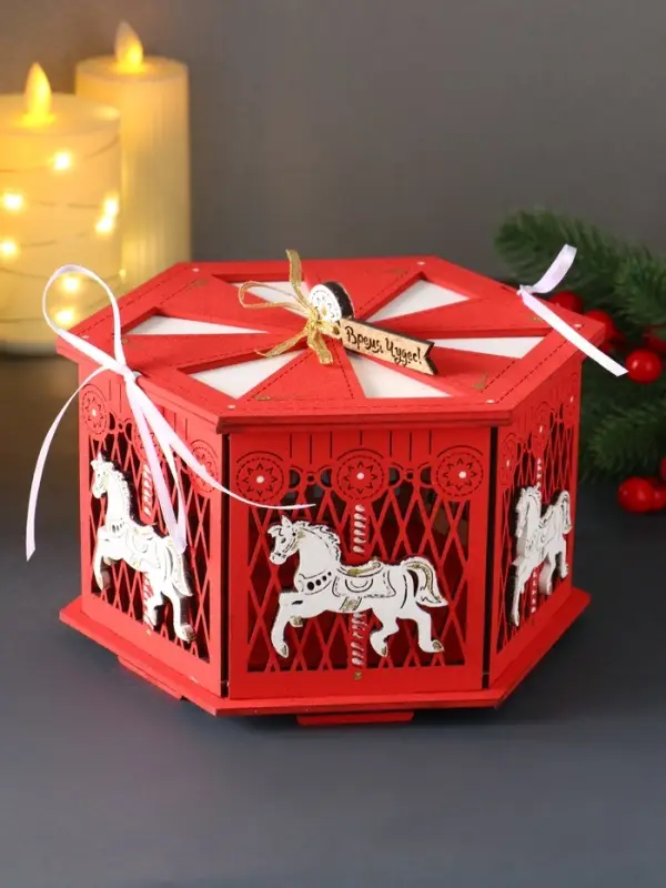 Шкатулка «Карусель», 19×16.5×13 см Шкатулка «Карусель», 19×16.5×13 см