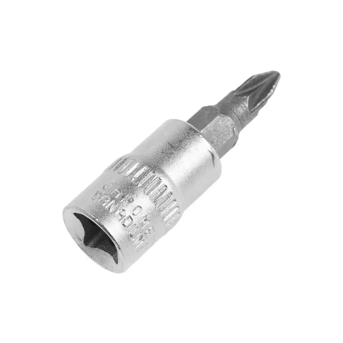 Головка с битой ТУНДРА, под квадрат 1/4 Головка с битой ТУНДРА, под квадрат 1/4", PZ1, CrV