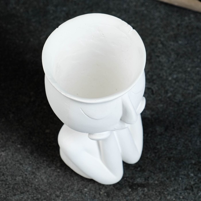 Подсвечник  Подсвечник "Винтаж" белый 14,7см