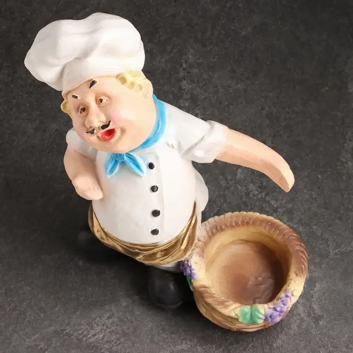 Подставка для бутылки &laquo;Повар&raquo;, цветной 33 см