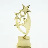 Кубок под нанесение &laquo;Человек со звёздами&raquo;, наградная фигура, золото, пластик