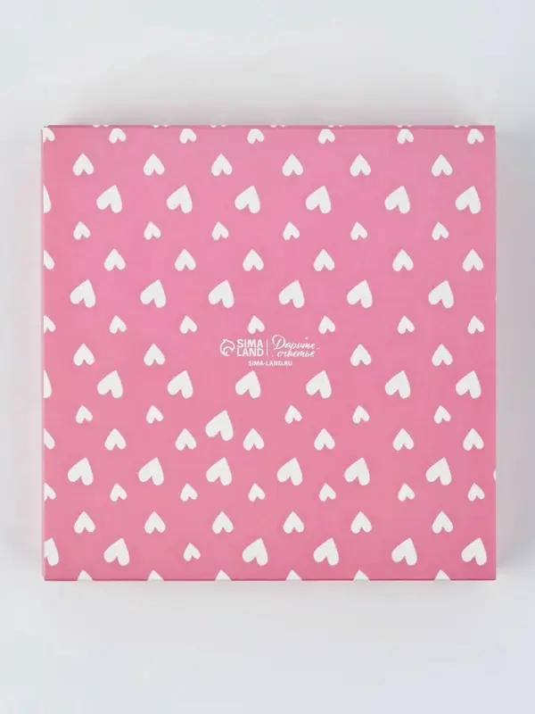 Коробка-адвент под 9 конфет, &laquo;Сердца&raquo;, 14.5&times;14.5&times;2.5 см, кондитерская упаковка