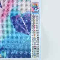 Алмазная мозаика с полным заполнением на холсте &laquo;Тропические птицы&raquo;, 40&times;50 см