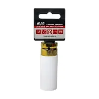 Головка торцевая ударная глубокая 6-гранная 1/2''DR (19 мм) колесная AVS H11219IС