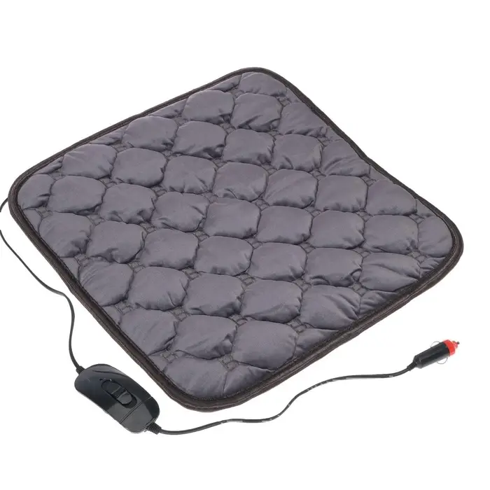 Накидка с подогревом TORSO, 12 В, регулятор, 42&times;42 см, провод 90 см, серый