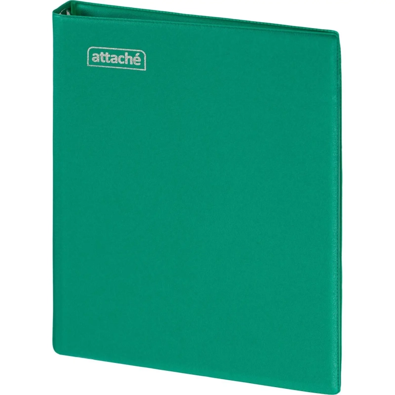 Бизнес-тетрадь А5 160л  ATTACHE, на кольцах,зеленый, обложка ПВХ