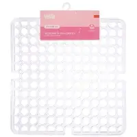 Коврик в раковину противоскользящий тм VETTA Кругляш, 27,5х27,5см, ПВХ, 4 цвета