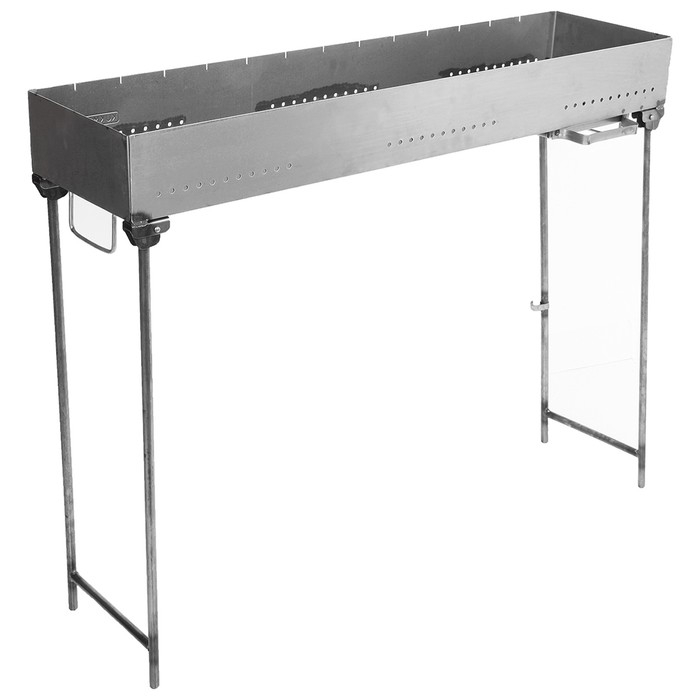 Мангал №14, 100х25х11 см, толщина 1.5 мм Мангал №14, 100х25х11 см, толщина 1.5 мм