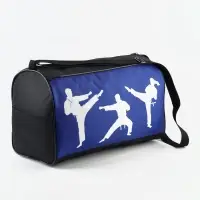 Сумка спортивная &laquo;Борцы&raquo;, 40&times;24&times;21, отдел на молнии, синяя