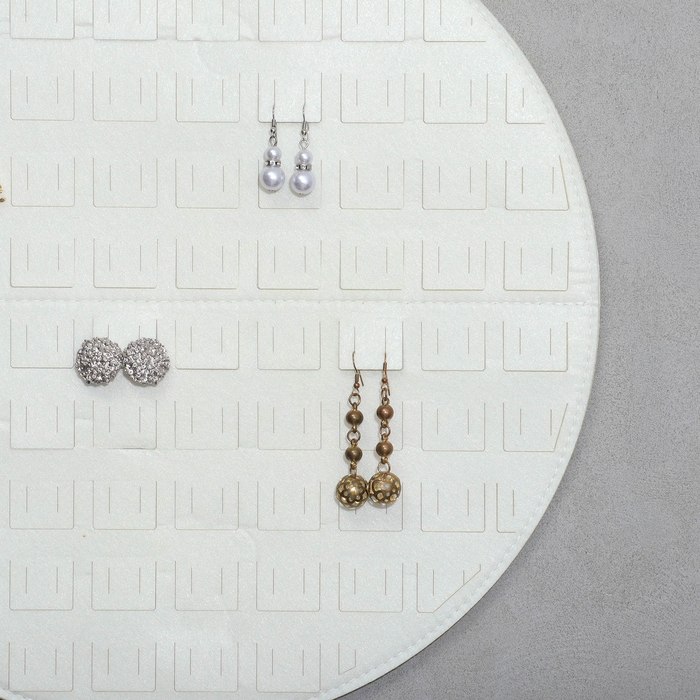 Органайзер для хранений настенный «Круг», d=39,5 см, цвет бежевый Органайзер для хранений настенный «Круг», d=39,5 см, цвет бежевый